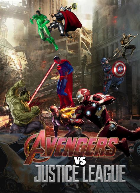 Avengers vs Justice League by jalonct on DeviantArt