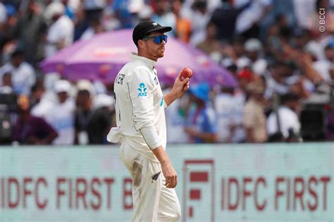 IND vs NZ | Santner's seven-fer and run accumulator Latham put Kiwis in ...