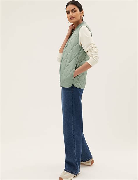 Buy Recycled Thermowarmth™ Lightweight Quilted Gilet at Marks & Spencer