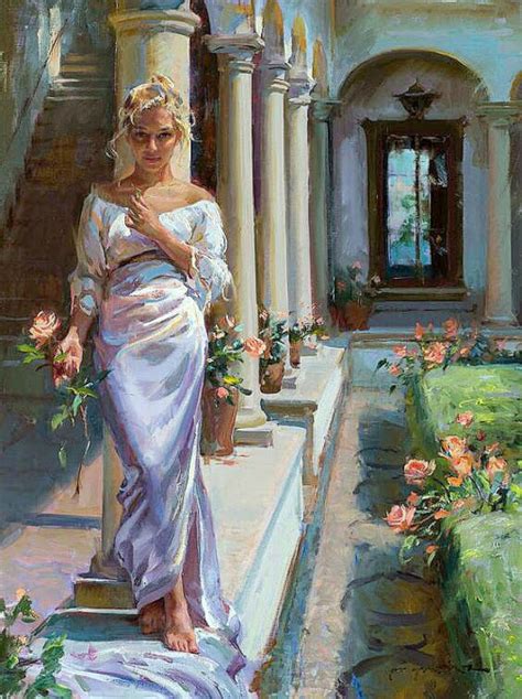 Romantic Painting Beautiful Woman