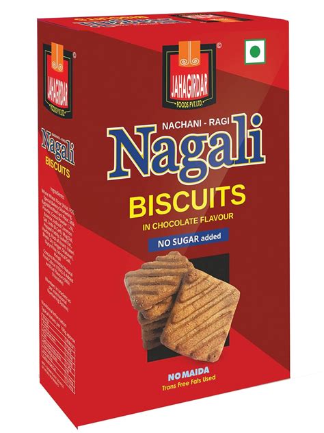 Jahagirdar Nagali Sugar Free Biscuits | Nachani-Ragi Biscuits | No ...