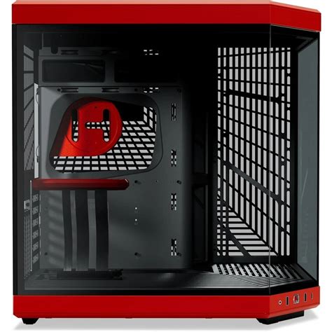 HYTE Y70 Mid-Tower PC ATX Case with Modern Aesthetic Case-Black Cherry ...