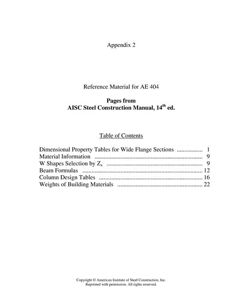 Image result for AISC Table