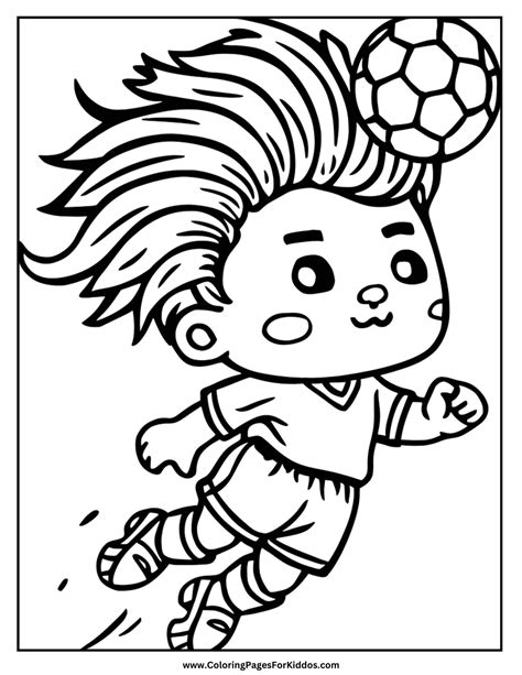 Soccer Coloring Pages: 10 Free Printable PDFs