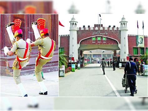 Driving from Lahore to Wagah border, signposts show bitter relationship ...