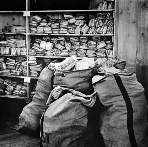 Red Cross Mail 1940 Nthe Mail Room of The Central Information Bureau ...
