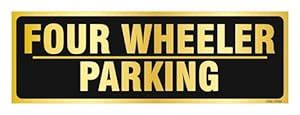 Aditya Sign®Four Wheeler Parking Sign Board for Office, Home, Industry ...