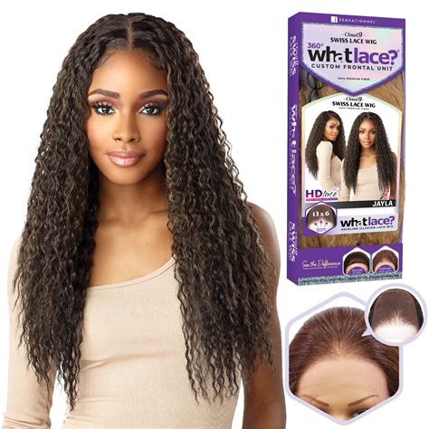 Amazon.com : Sensationnel Synthetic Swiss Lace What Lace 13x6 Frontal HD Lace Wig - JAYLA (Color ...