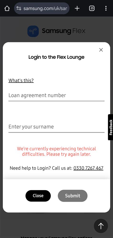 Unable to login to the Flex Lounge - Samsung Community