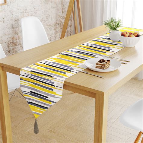 Image result for Table Runner Patterns Yellow and Black