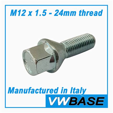 for BMW 3 Series 320 E21 Wheel Nuts Bolts 17mm M12 x 1.5 Taper 60deg ...