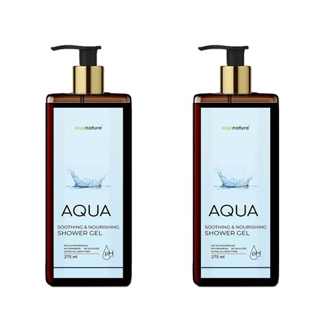 Buy ECONATURE Body Wash Shower gel | Aqua Liquid Soap For Body Wash ...