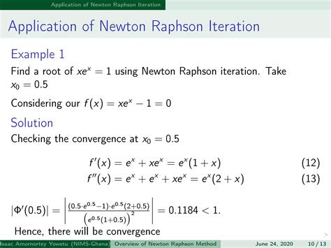 Newton-Raphson Backward Iteration Method Tutorials 的图像结果