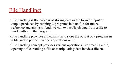 File Handling in Structured Programming 的图像结果