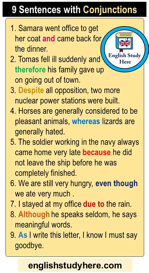 Image result for An Example of a Sentence Using Comjunction