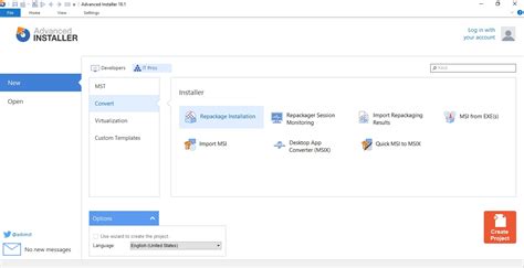 Image result for Advanced Installer Create Installer