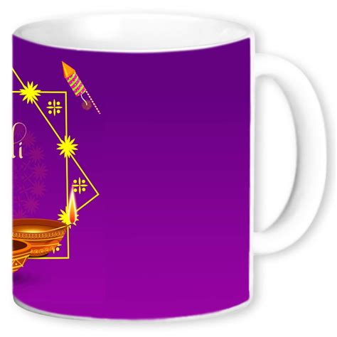 Buy Zivasa Colorful Coffee Mug for Festive Season | Diwali Coffee Mug ...