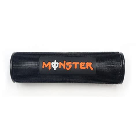 Xtremz Monster 3D Silicon Grip For Universal Bikes - Black/Orange Color