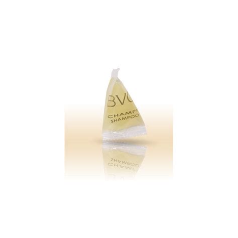 Soy and jojoba shampoo pyramid 15ml x1000 | Plant-based hotel amenity