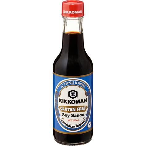 Kikkoman Soy Sauce Gluten Free Soy 250ml | Woolworths