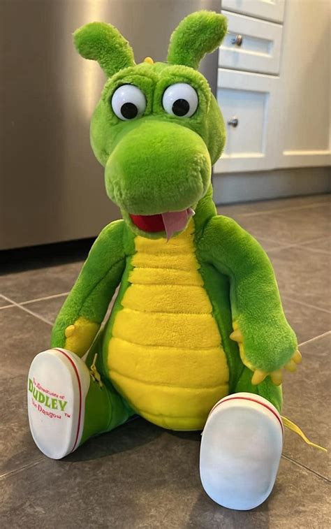 Vintage 1995 Canada Games the Adventures of Dudley the Dragon 11 Plush ...