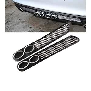 Dhe Best DS8 Universal Car Rear Dual Tip Bumper Lip Diffuser Car Back ...