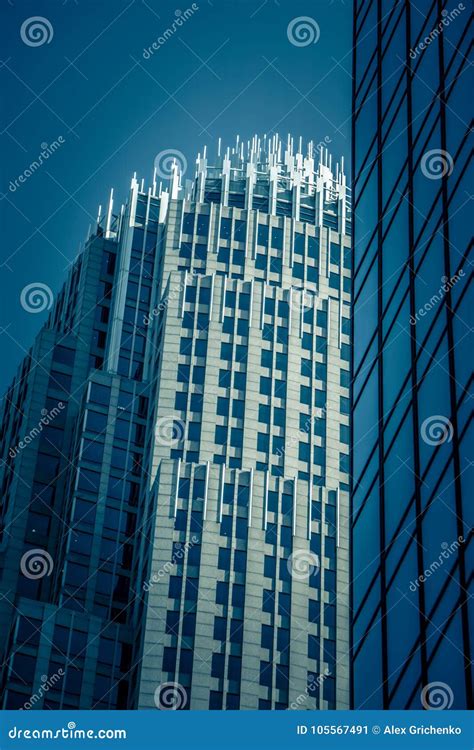 Tall Buildings Tower Over Charlotte North Carolina Stock Image - Image ...