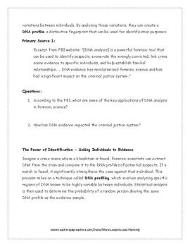 Forensic Science DNA Worksheet 的图像结果