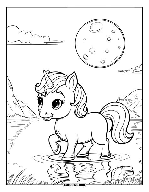 100+ Baby Unicorn Coloring Pages for Kids & Adults (Free Printable PDFs)