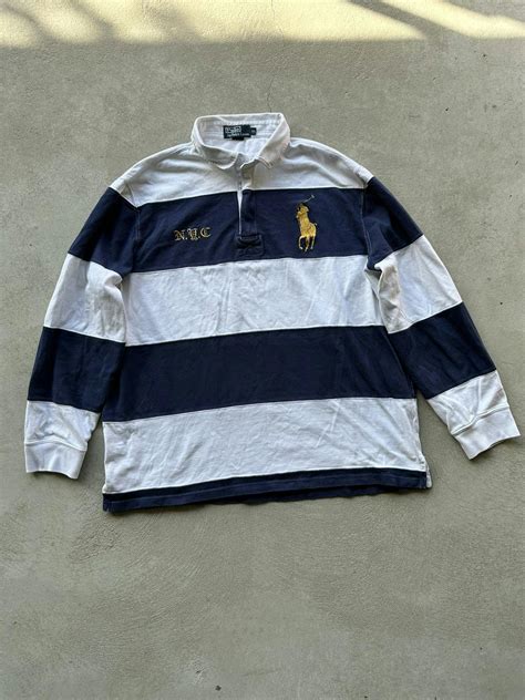 Polo Ralph Lauren × Streetwear Vintage POLO RALPH LAUREN Rugby Polo T ...