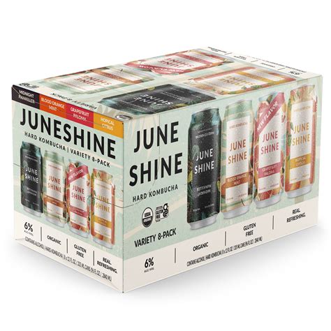 JuneShine Organic Hard Kombucha Variety Pack | FreshDirect