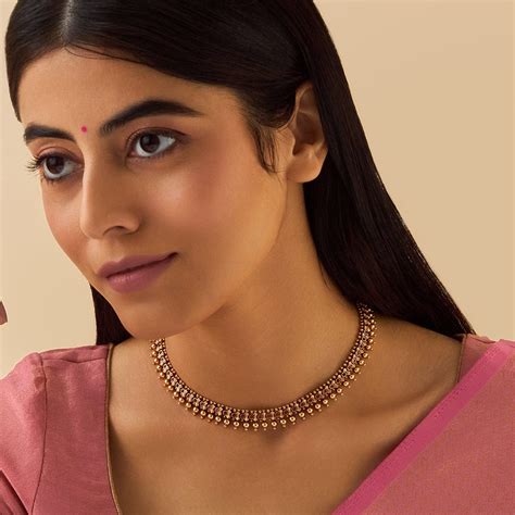 Puja in Antique Elegance - Necklace