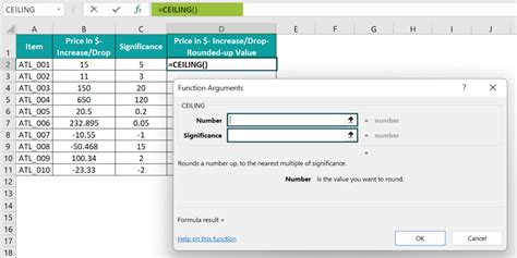 Image result for Ceiling Function Example