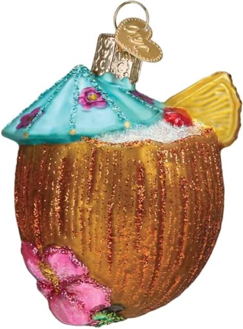 Amazon.com: Old World Christmas Ornaments: Adult Beverages Glass Blown ...