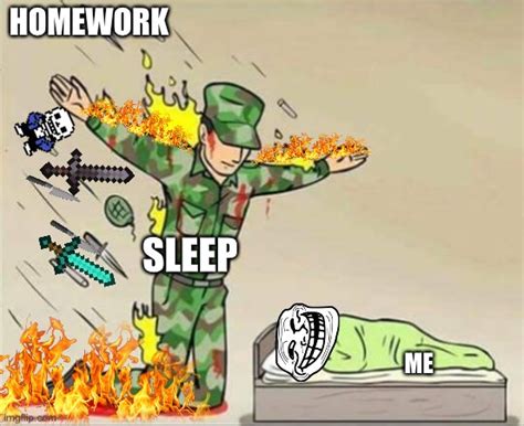 Soldier protecting sleeping child - Imgflip