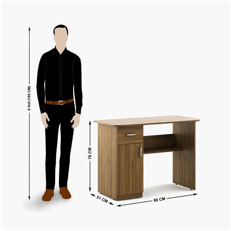 Buy Quadro Cosco Study Desk - Brown from Home Centre at just INR 9998.0