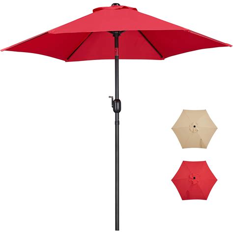 Snapklik.com : Yaheetech 7.5FT Patio Umbrella Outdoor Market Table Umbrella