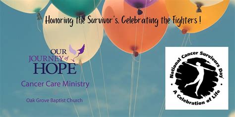 National Cancer Survivor’s Day Celebration, 1063 Old Two Notch,Elgins ...