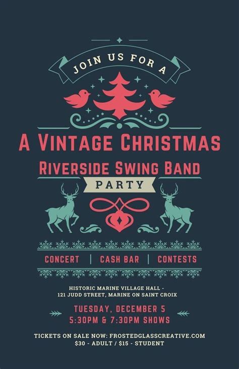 A Vintage Christmas with Riverside Swing Band - Marine Village Hall ...