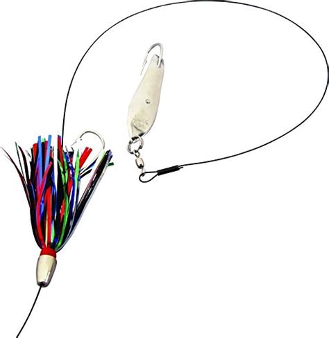 Bomber BSWGSPANT18ABCD Spanish Mackerel Rig 3/0 Hook, 1/8-Ounce, Xmas ...