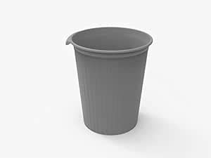 Dhwani Enterprise (RATAN 6Ltr Round Smart Dust Bin GREY : Amazon.in ...