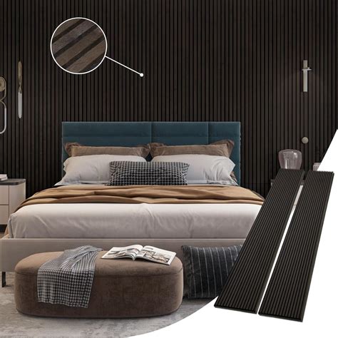 KANAGAWA Wood Slat Wall Panel, 94.5×12.6 Acoustic Wood India | Ubuy