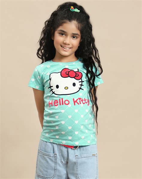 Hello Kitty Printed Regular Fit Tshirt For Girls – Kidsville