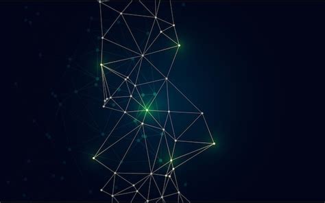 Green technology background creative lighting template background ...