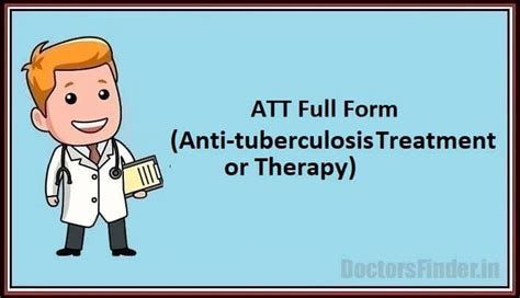 ATT Full Form in Medical, What Does ATT Stand For?