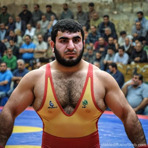 Hassan Yazdani Wrestler Portrait | Stable Diffusion Online
