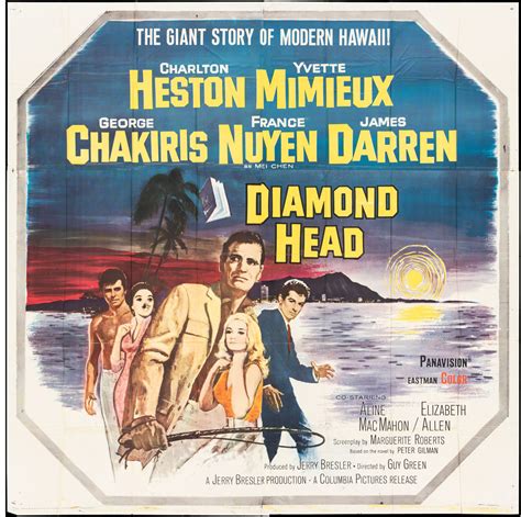 Original Diamond Head (1962) movie poster in G condition for $95.00