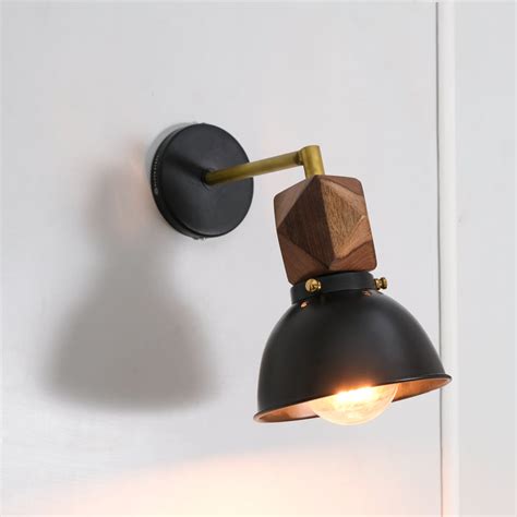 FSW221 Rodeo Drive Rustic Metal and Wood Wall Sconce – The Black Steel