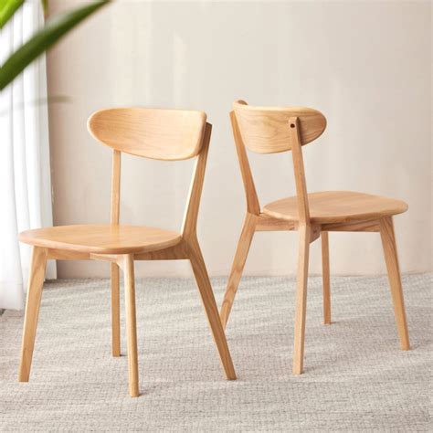 Oak Wood Dining Chairs Handmade Oak Wooden Dining Chairs | Design In