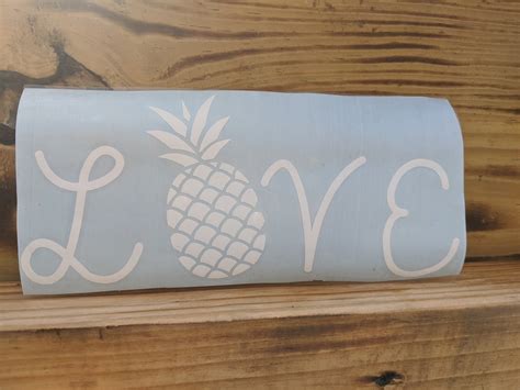 Pineapple Love Sticker - Etsy